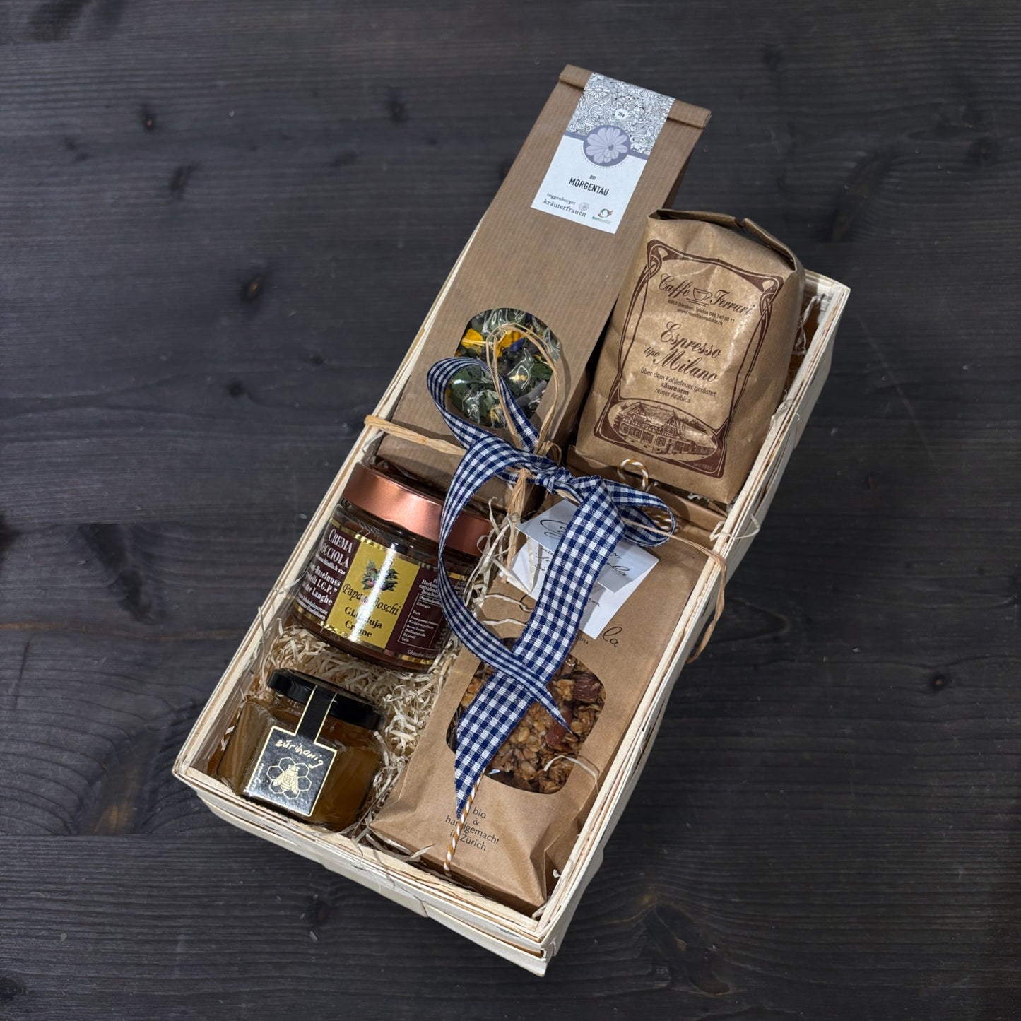 Guten Morgen Geschenkkorb mittel