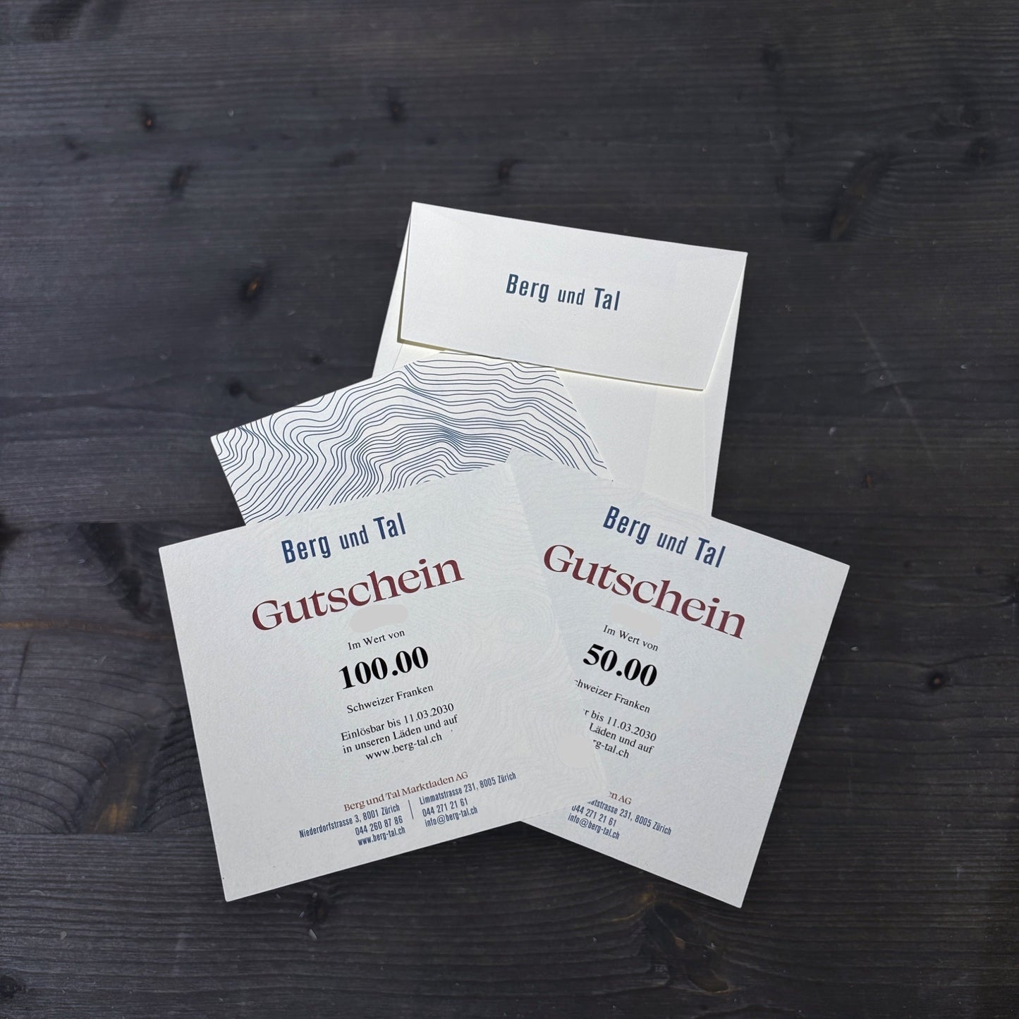 Berg und Tal Gutschein 20 Franken
