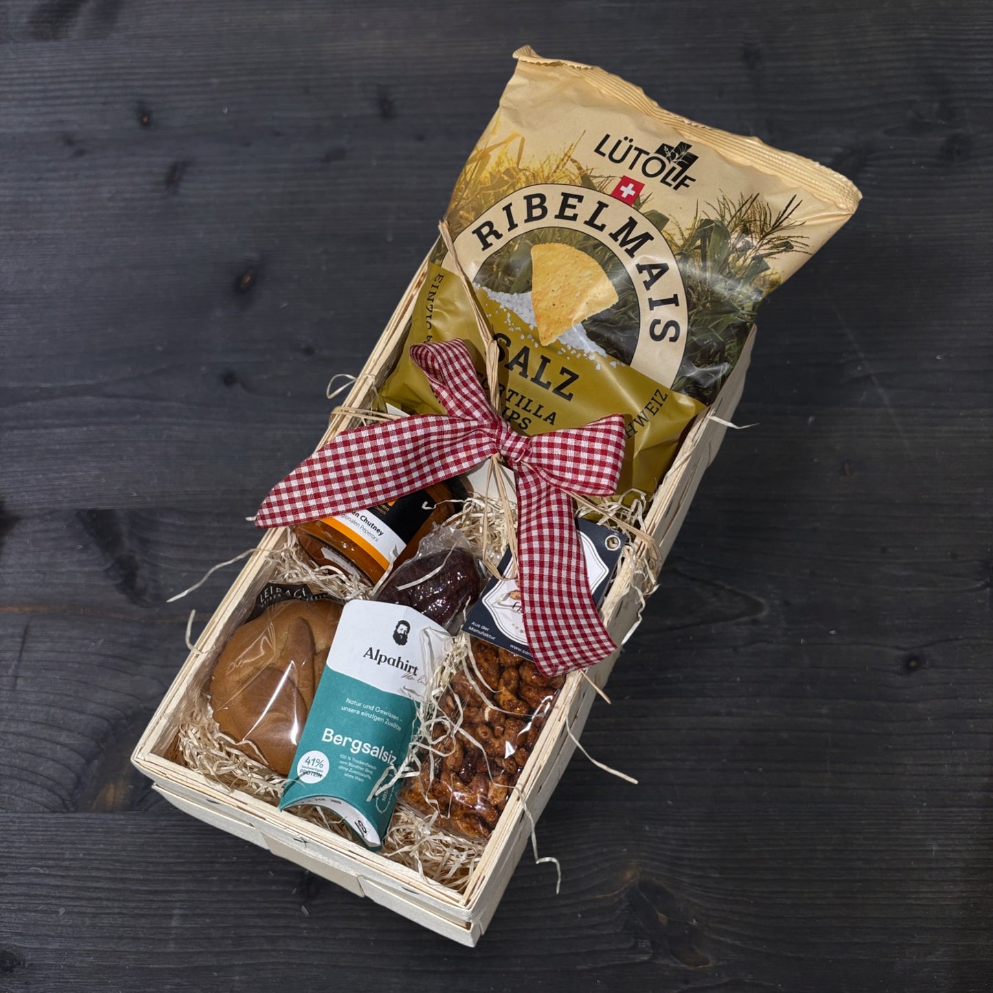 Für den Hunger zwischendurch Geschenkkorb mittel