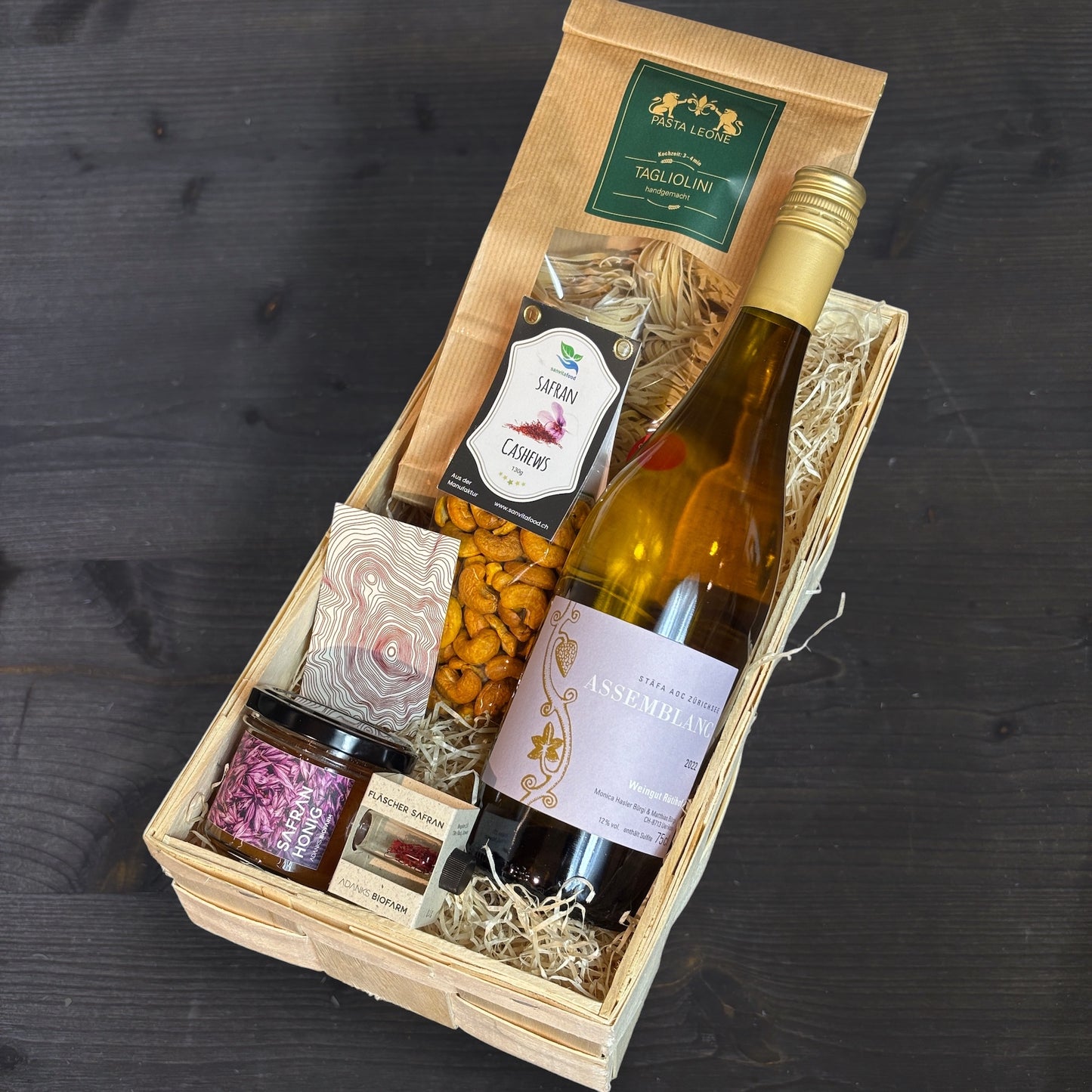 Safran Geschenkkorb mittel