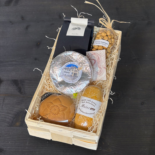 Zum Kaffee eingeladen Geschenkkorb mittel